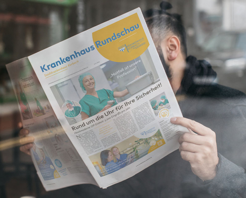 Hauszeitung des Stadtkrankenhaus Korbach von FACHWERK 5 im Café
